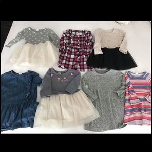 7 baby gap 18-24 month dresses.